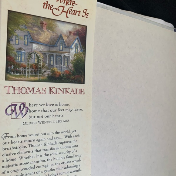 Thomas Kincade Home is where the heart is book - Picture 3 of 6
